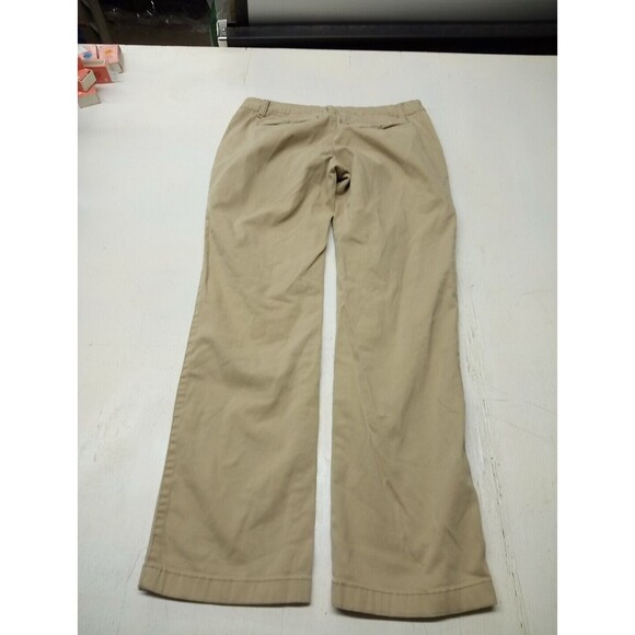 AEROPOSTALE Khaki Tan Twill Low Rise Pants Women Size 4S -Classic Trouser - Picture 5 of 5